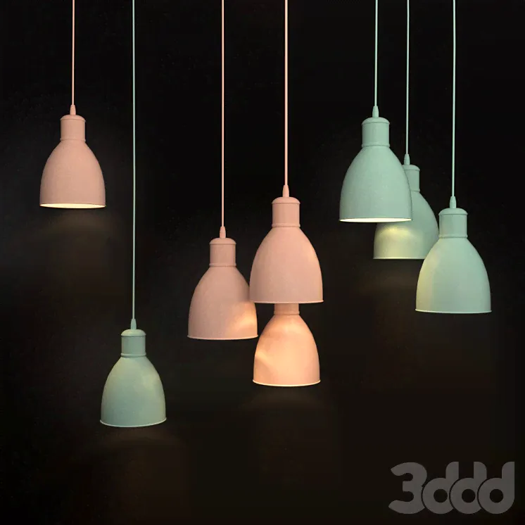 Подвесные светильники Eglo Priddy, Priddy-p - Подвесной - 3D модель-2