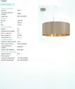 Текстильный светильник Eglo 31607 MASERLO