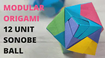 Modular Sonobe Octehedron Ball