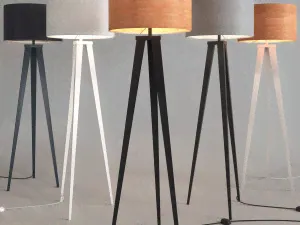 eglo priddy priddy-p floor luminaire table luminaire 3D Model-0