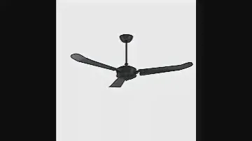 Eglo 35028 Deckenventilator HOI AN schwarz-matt Ø137cm H:51,5cm