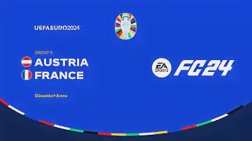 Austria vs France | UEFA Euro 2024 | Group D | Düsseldorf Arena | EA FC 24