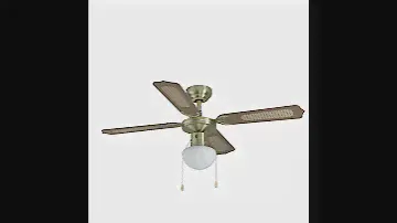 Eglo 35039 Deckenventilator TIGGANO alt-messing E27 Ø106,6cm H:40,5cm mit Zugschalter