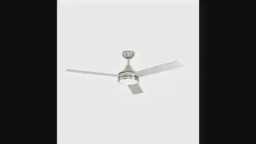 Eglo 35081 LED Deckenventilator SESIMBRA 3450K Ø:132cm silber Fernbedienung inkl. 3-stufiges Dimmen