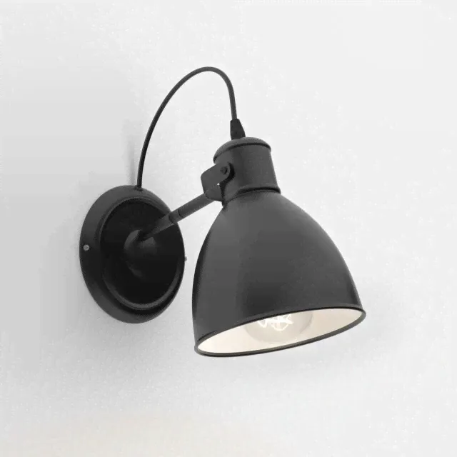 wall luminaire eglo priddy 49468 priddy-p 49096 49085 3D Model-2